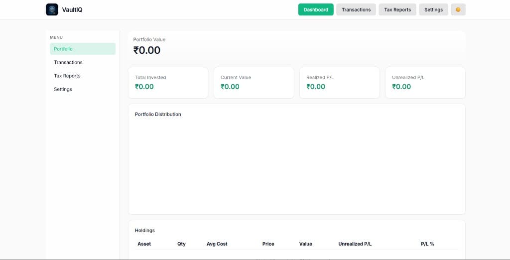 VaultIQ preview